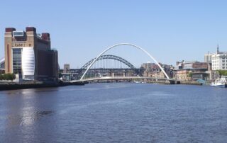 River Tyne with bridges