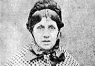 Mary Ann Cotton black and white with grey background